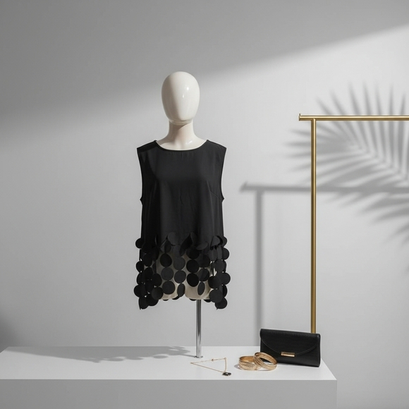 Dangle Circles Blouse - Picture 4 of 7